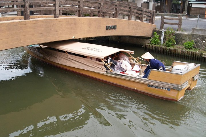 The roof falls when passing through the bridge.