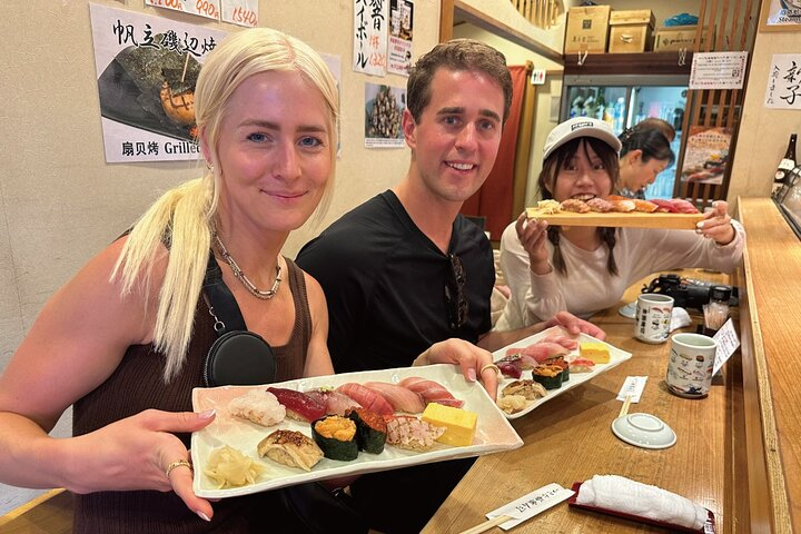 Tsukiji Market Eating Tour, Authentic Sushi & Sake Comparison - Photo 1 of 23