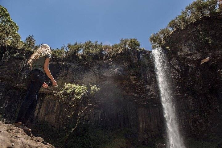 One of the water falls at Aberdare National Park, Kenya