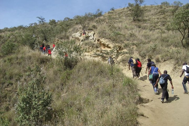 Enjoying the nature at Longonot