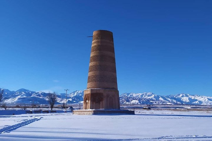 Ancient Tower in Winter