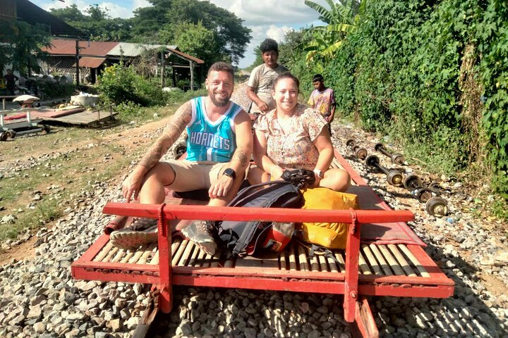 Battambang bamboo train, killing cave, bat cave & sunset  - Photo 1 of 25