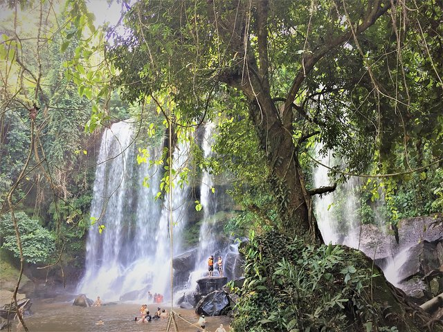 natural waterfall