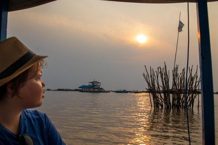 Sunset on Tonle Sap Lake - Photo 1 of 5