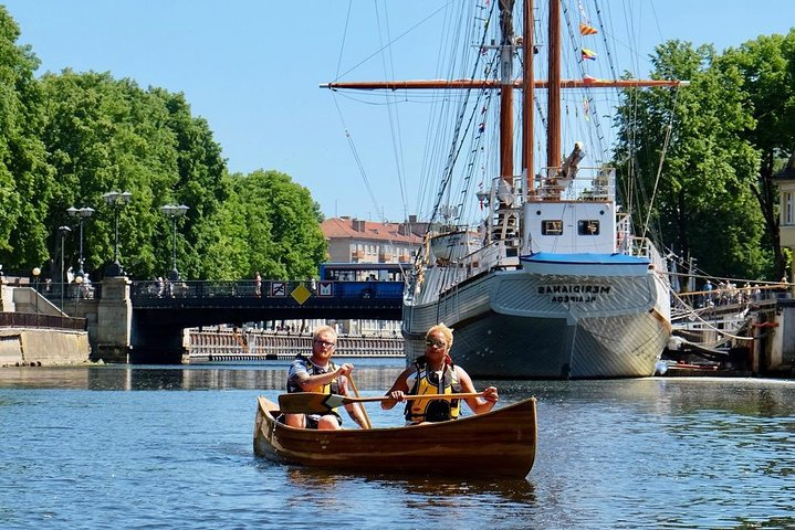 Cedar canoe tour in Klaipeda - ideal for Cruise Ship travelers. - Photo 1 of 11