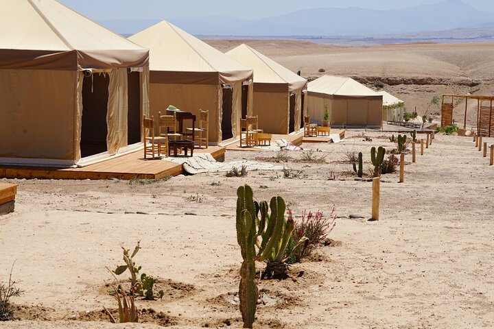 Overnight Glamping in Agafay Desert From Casablanca