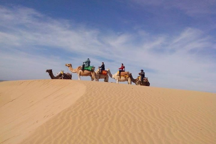 Between sky and dunes 