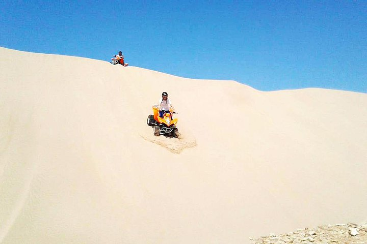 Quad bike in the dunes