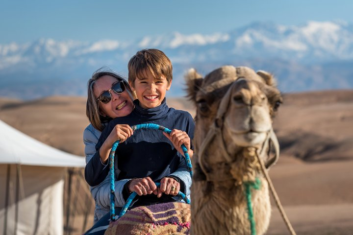 Agafay Desert Camel Experience with snack from Marrakech - Photo 1 of 7