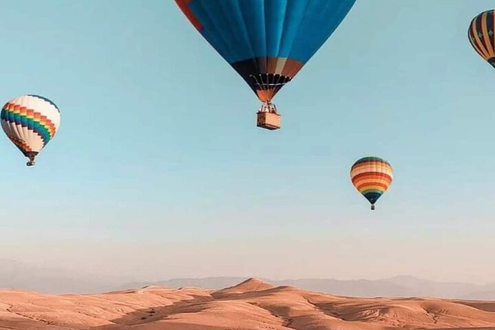 Agafay Desert Hot Air Balloon with Breakfast in Marrakech  - Photo 1 of 4