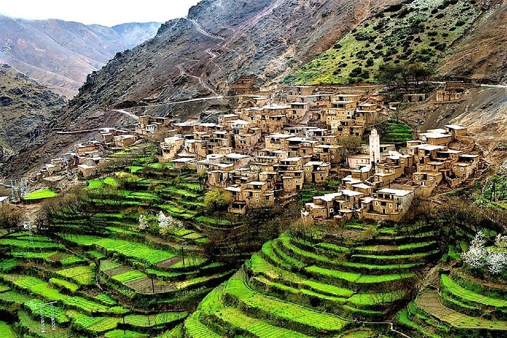 Panoramic view at Asni Valley