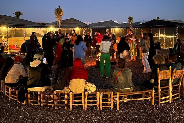 Dinner Show Under stars in Agafay Desert with Sunset Camel Ride - Photo 1 of 12