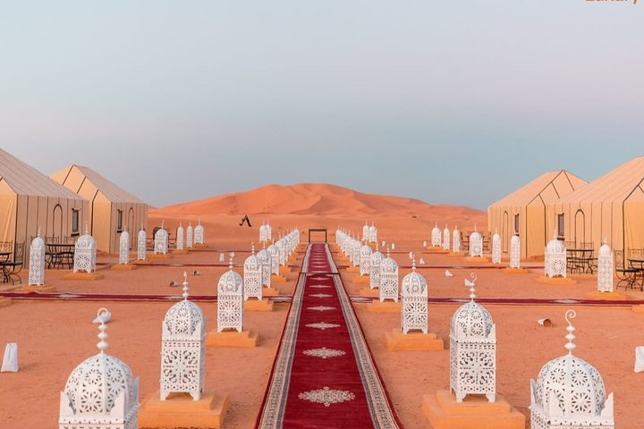 Erg Chebbi: Overnight in Luxury Desert Camp with Camel Ride, meals &sandboarding - Photo 1 of 10