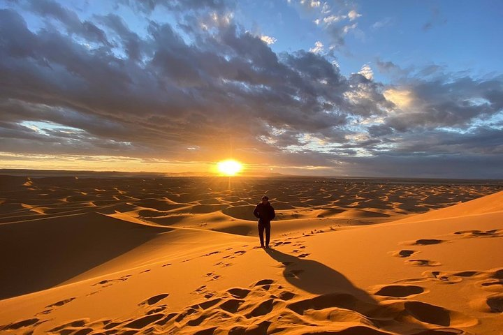 In Merzouga: Half day 4x4 Safari at Sunset with sandboarding in Erg Chebbi dunes - Photo 1 of 9