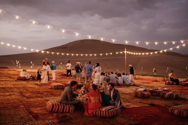 Magical Dinner In Agafay Desert & Sunset Experience From Marrakech - Photo 1 of 9