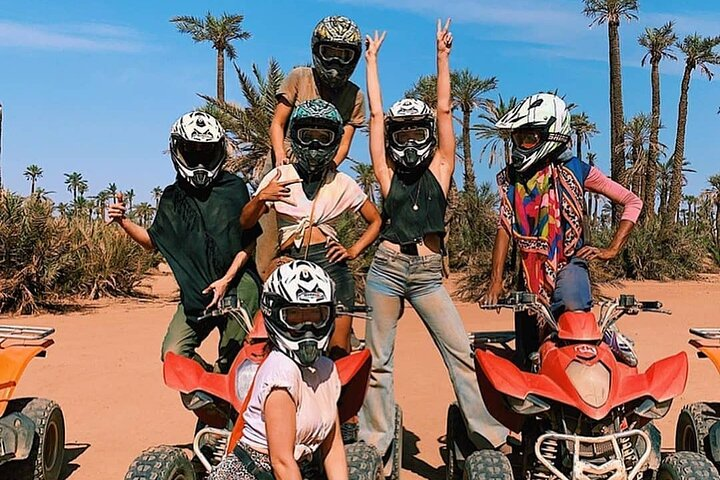 Quad ride at the desert of the Palmeraie of Marrakech
 - Photo 1 of 6