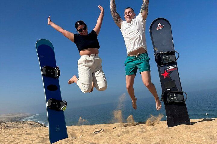 Sandboarding with Panoramic Views of the ocean and Agadir Desert - Photo 1 of 13