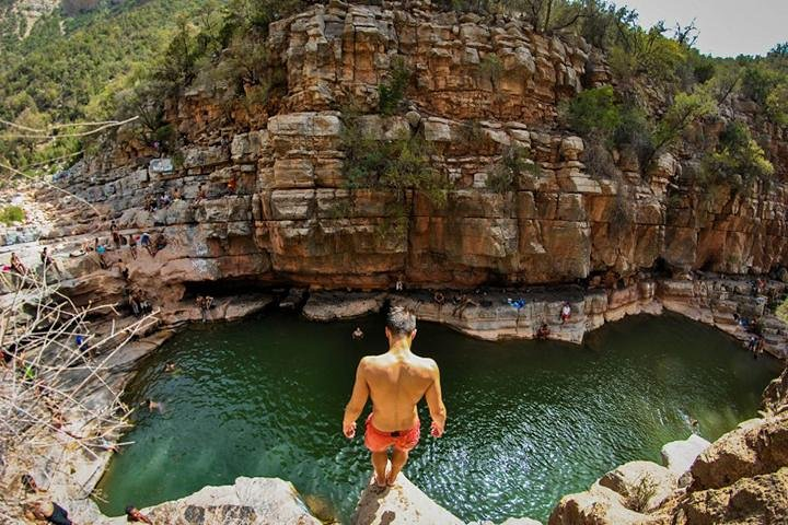 cliff jumping in agadir