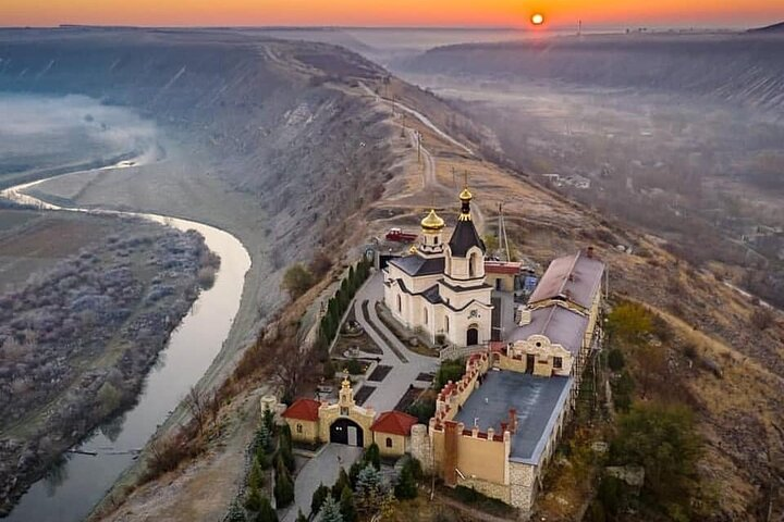 Lovely sunset in Old Orhei reservation