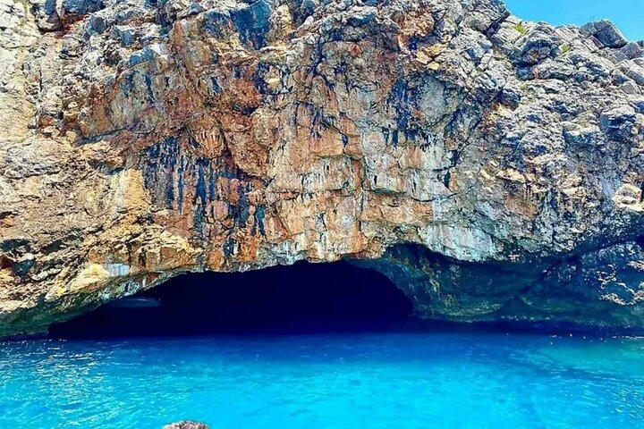 Amazing turquoise Blue Cave