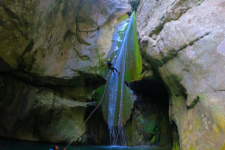 Rappelling waterfalls is the most interesting thing in canyon