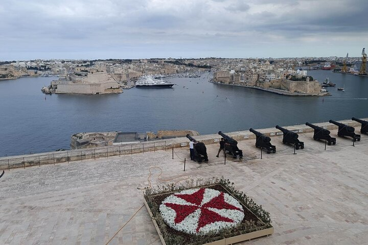 Panoramic View of the Grand Harbour as seen from Upper Valletta Gardens