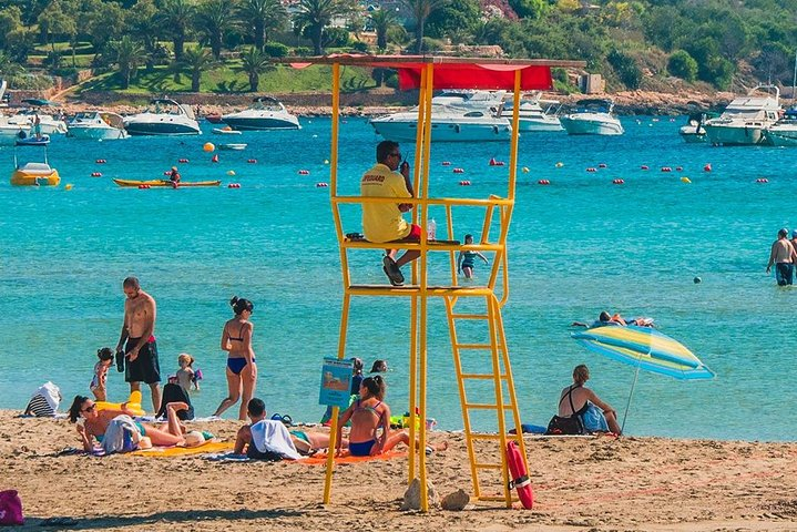 Safety first at Mellieha Bay 