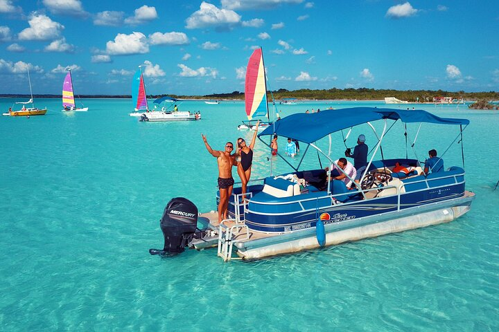 BACALAR Lagoon BOAT TOUR from Costa Maya with Lunch - Photo 1 of 13