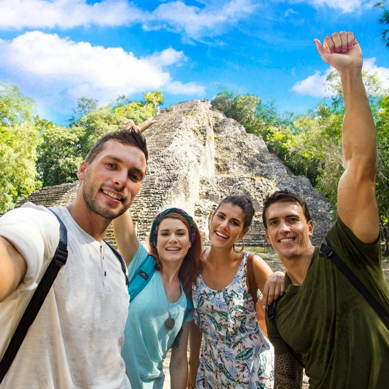 Cobá Archaeological Site & Xel-Há Park: Day Trip from Cancún - Photo 1 of 10