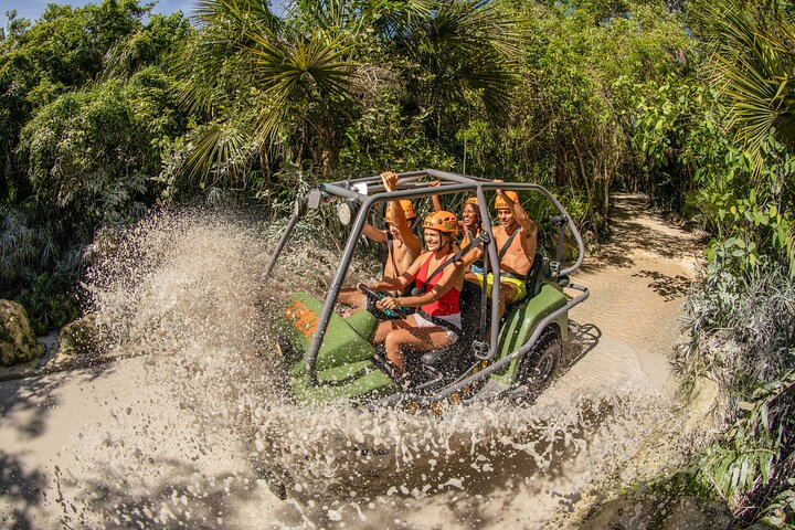 Extrem Day at Xplor Park with Zip-lines, 4x4 Vehicles Transportation from Cancun - Photo 1 of 25