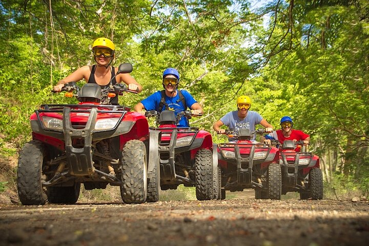 Family ATV Cenote Five Zip Lines Photos Taco Lunch Tequila Taste - Photo 1 of 14