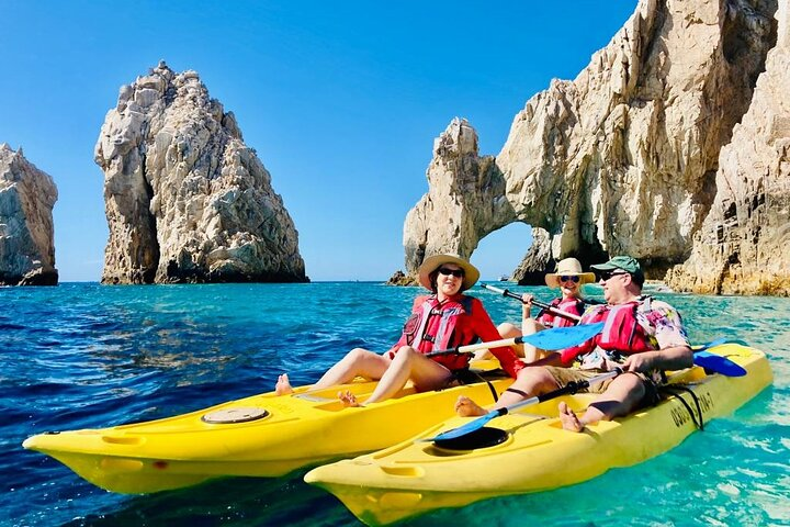 Family Adventure in our Kayak & Snorkel Tour at the Arch