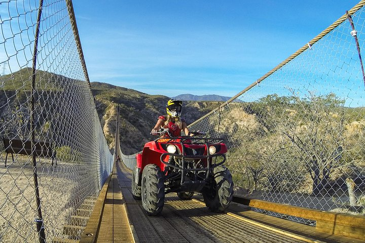 Crossing the Los Cabos Canyon Bridge