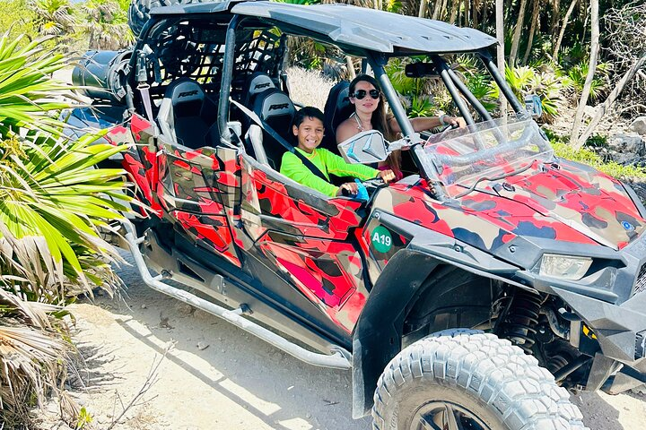 Private Jeep & Polaris RZR: San Gervasio Mayan Ruins & Snorkeling - Photo 1 of 9