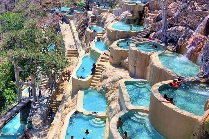 Thermal water pool area.