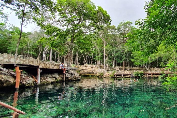 Cenote Cavern Tour and Swim with Sea Turtles in Akumal - Photo 1 of 7