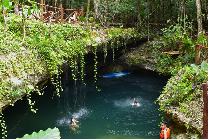 Enjoy the sacred cenote 