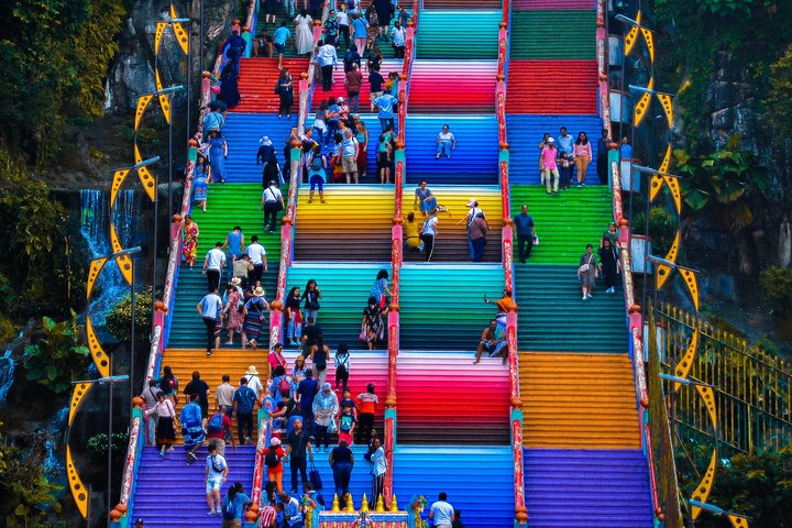 Batu caves Rainbow Stairs