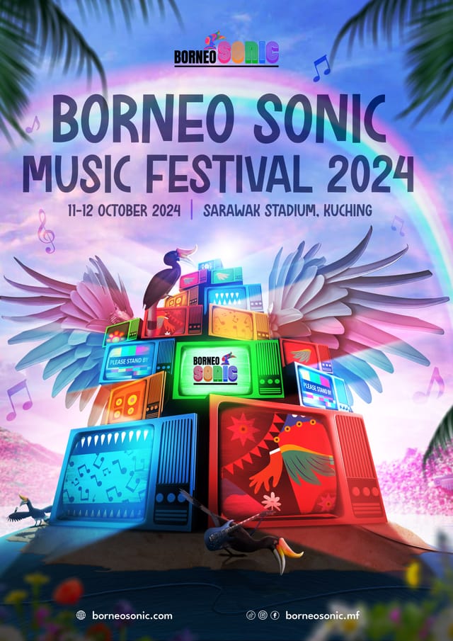 Borneo Sonic Music Festival 2024 Tickets in Sarawak Pelago