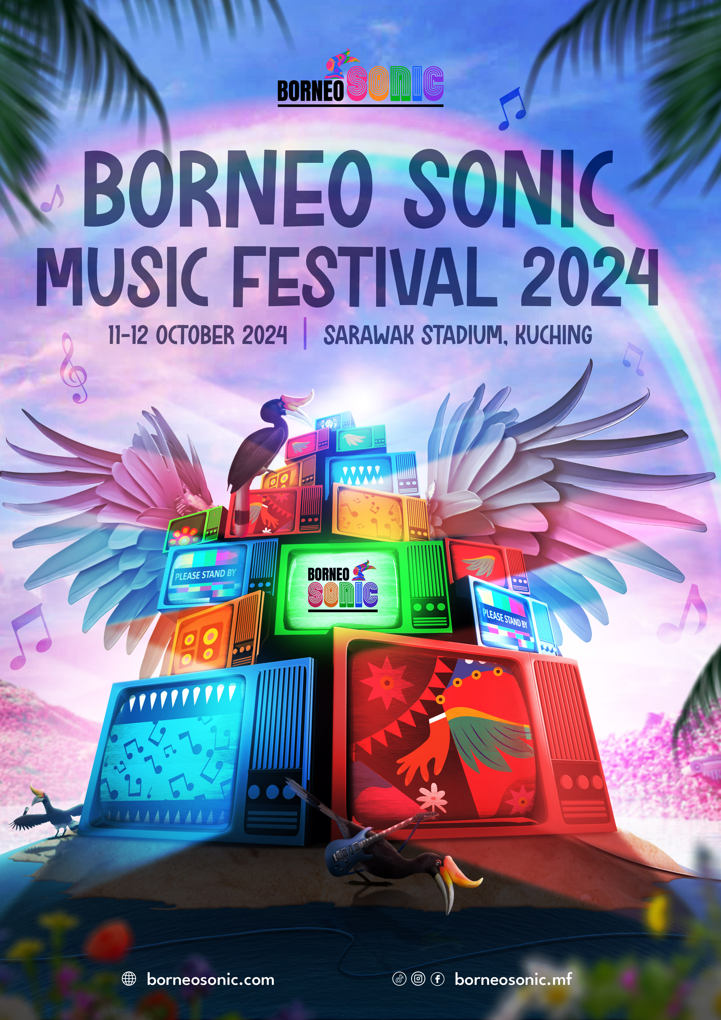 Borneo Sonic Music Festival 2024 Lineup Ardis Britney