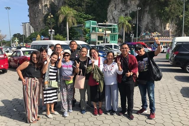 VISITORS AT BATU CAVES