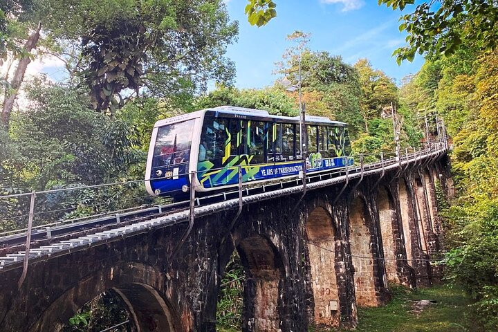 Penang Hill Train Picturesque funicular train ride to the top of Penang Hill