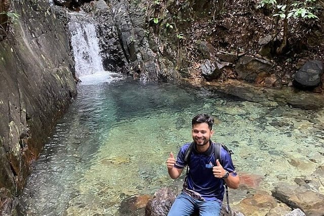 Private Telaga Tujuh Waterfall Half Day and Sacred Blue Pool Tour - Photo 1 of 6