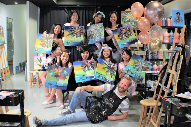 Art & Bonding: Sip Wine and Paint Experience - Photo 1 of 10