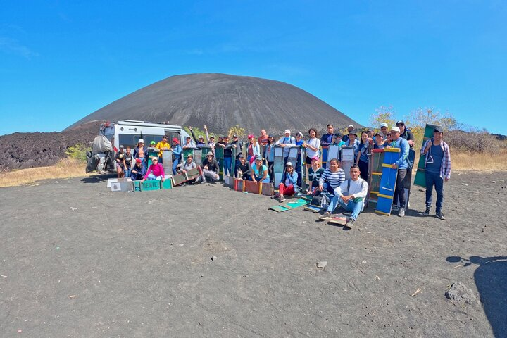 Cerro negro volcano