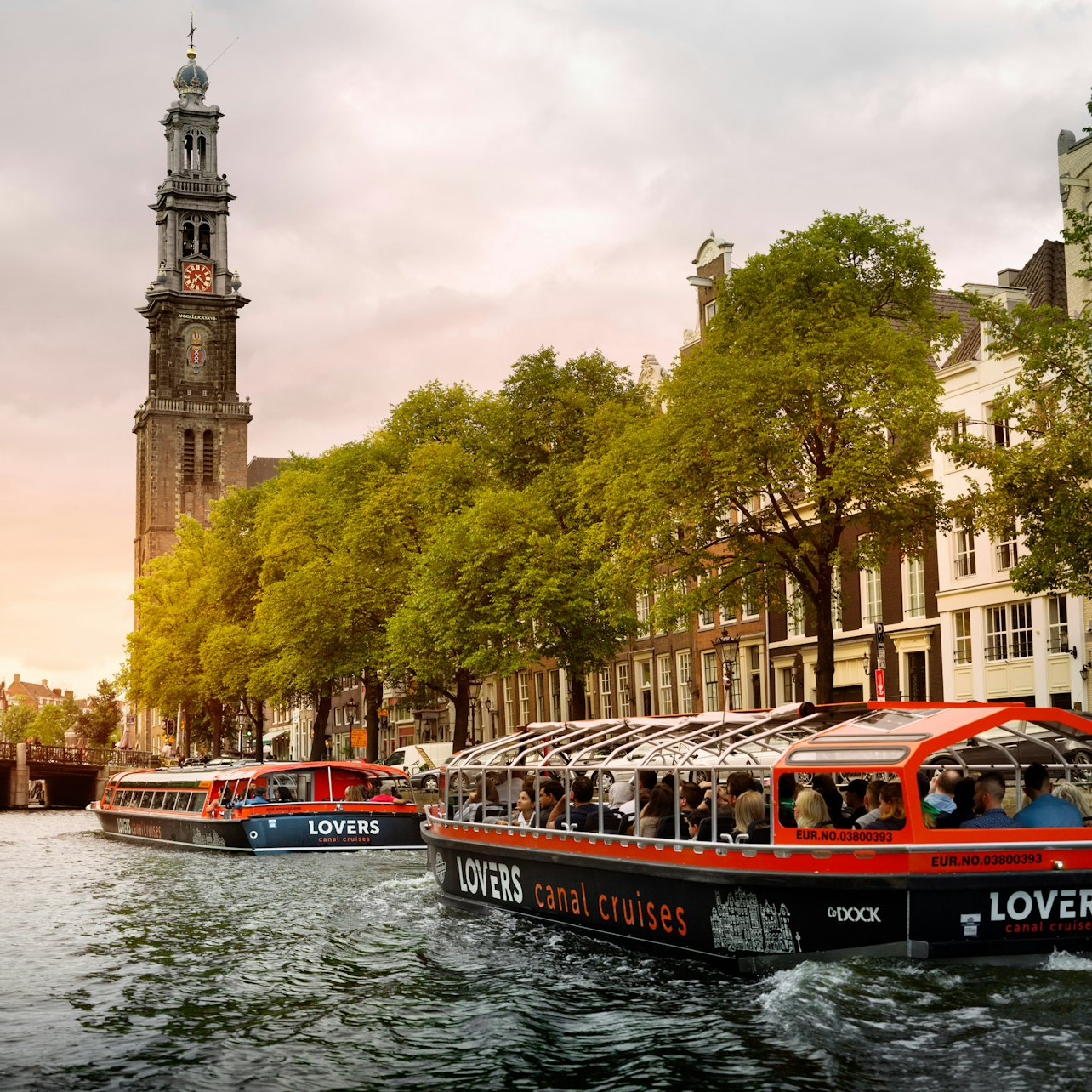 Amsterdam: Lovers Semi-open Canal Cruise from Central Station - Photo 1 of 8