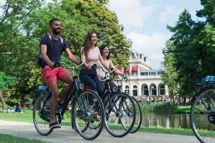 Explore the park by bike