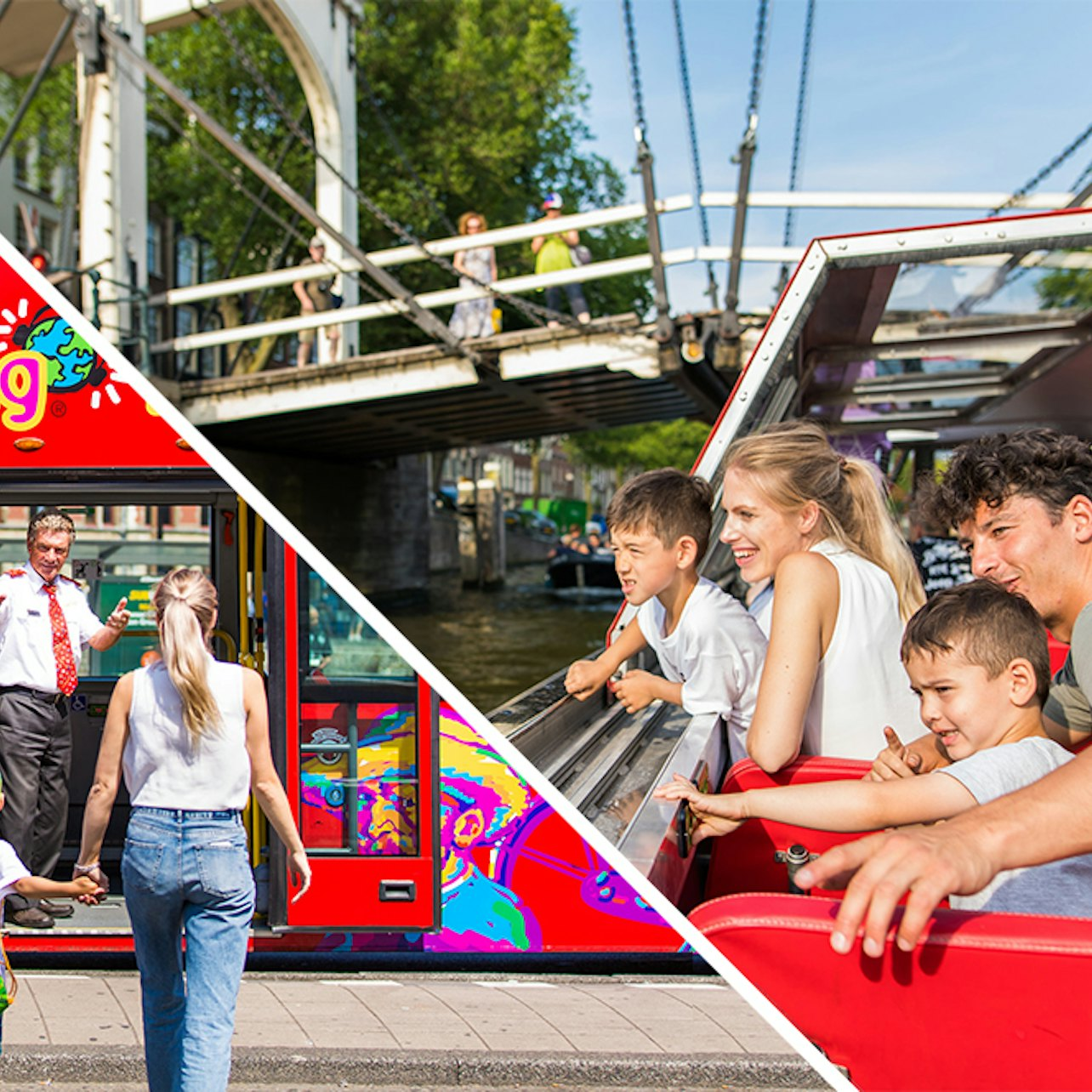 City Sightseeing Amsterdam: Hop-on Hop-off Bus + Hop-on Hop-off Canal Cruise - Photo 1 of 6