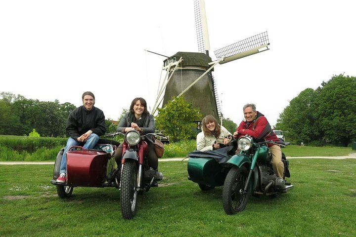 Guided Sidecar Motorcycle Tour of Amsterdam and Dutch Countryside