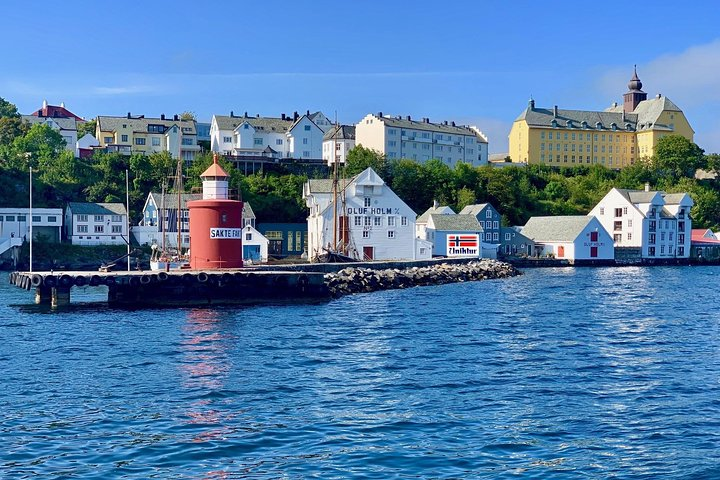 View from Hurtigruten toward Alesund